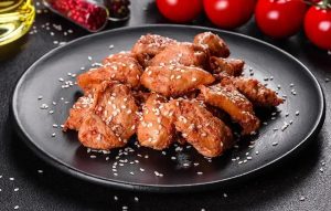 chicken-fillet-in-sesame-seeds-teriyaki-sauce