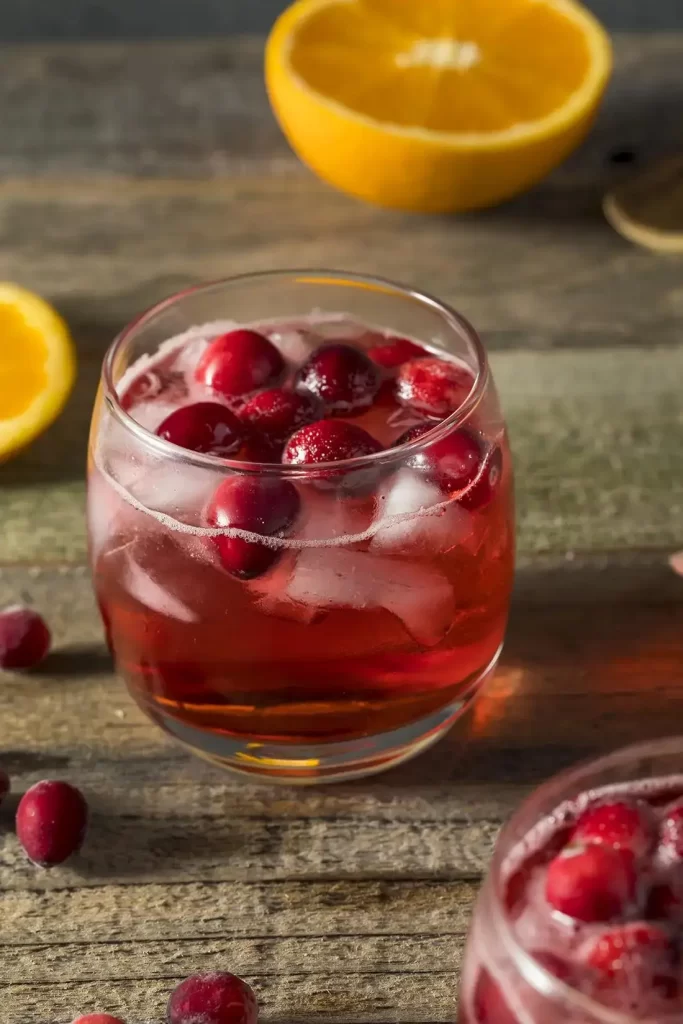 Cranberry-Whiskey-Ginger Cocktail