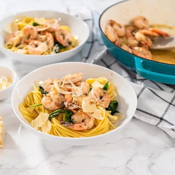Shrimp Carbonara Recipe
