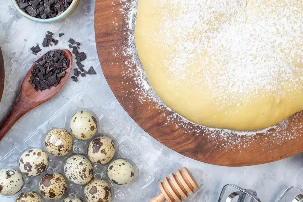 overhead-view-of-Biscoff Cookie Butter Cheesecake Recipe