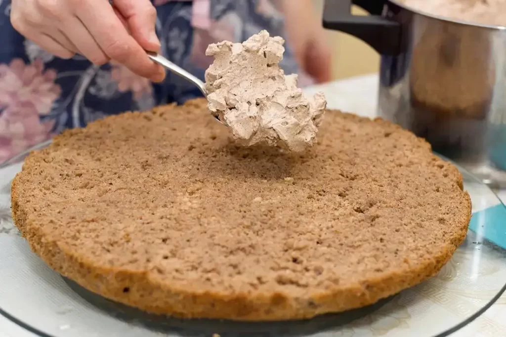 working-process-of-Biscoff Cookie Butter Cheesecake Recipe