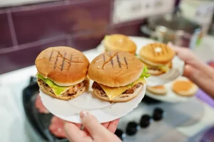 Air-Fryer-Turkey Burgers