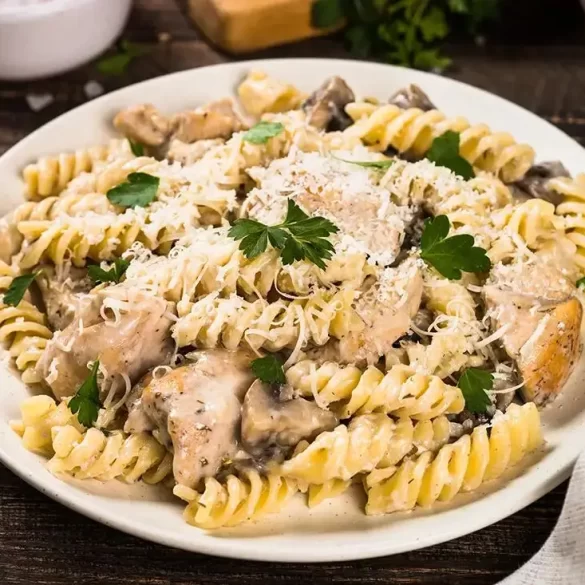 Parmesan Garlic Chicken Pasta Recipe