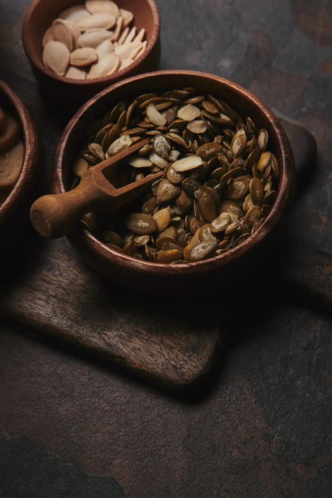 making Pumpkin Seeds