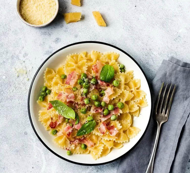 Pancetta Peas Pasta Recipe