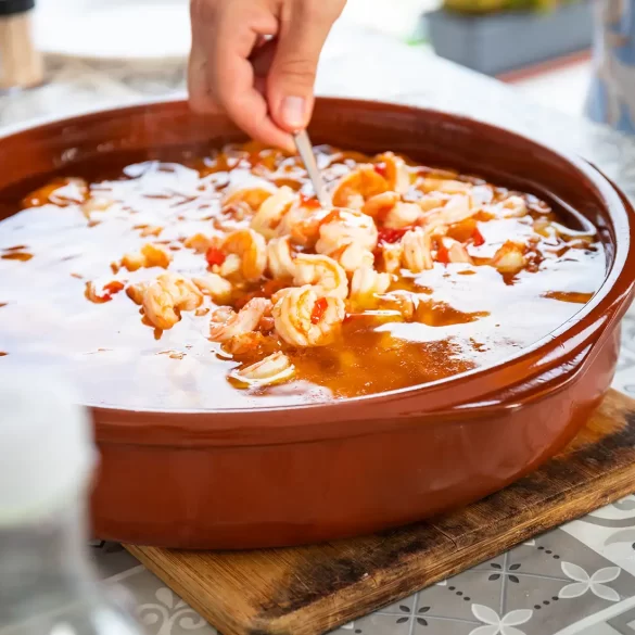 Camarones a la Diabla