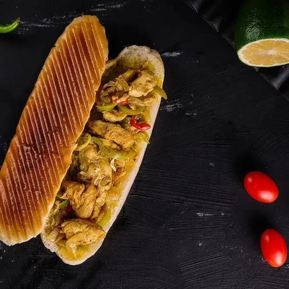 Chicken Philly Cheesesteak Sandwich Recipe