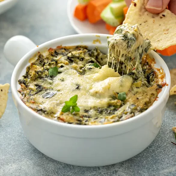 Spinach Artichoke Dip Without Mayo Recipe