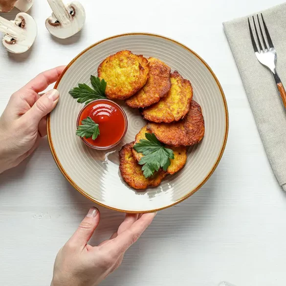 Air Fry Hash Brown Patties Recipe