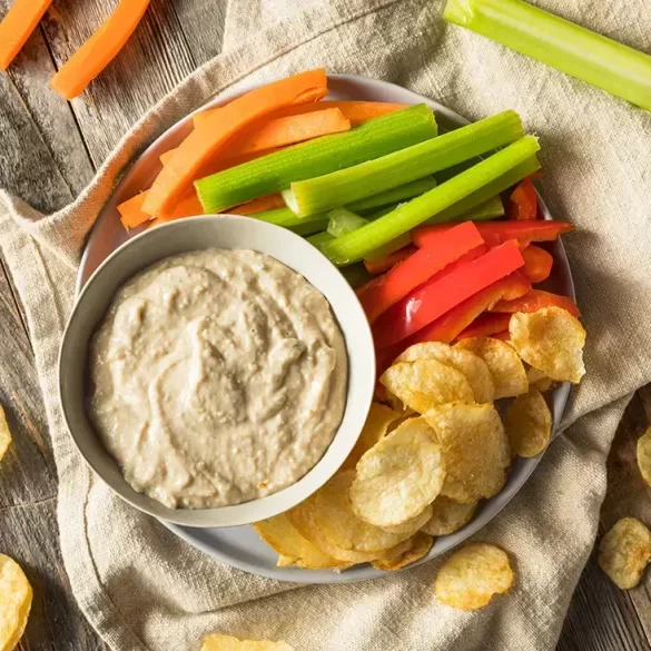 Caramelized Onion White Bean Dip