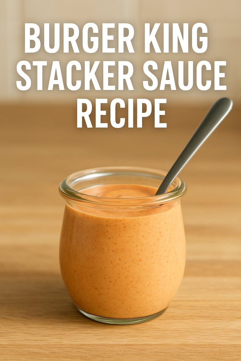 Burger King Stacker Sauce Recipe (Copycat)