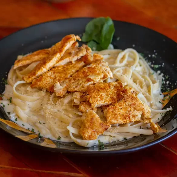 blackened chicken alfredo
