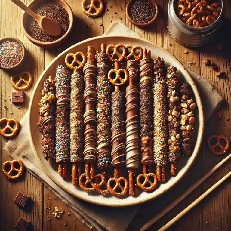 Chocolate Covered Pretzel Rods Chocolate Covered Pretzel Rods