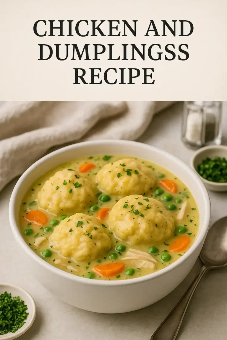 Chicken and Dumplings Chicken and Dumplings