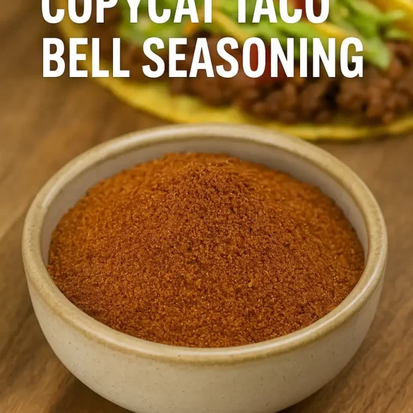 Copycat Taco Bell Seasoning Recipe
