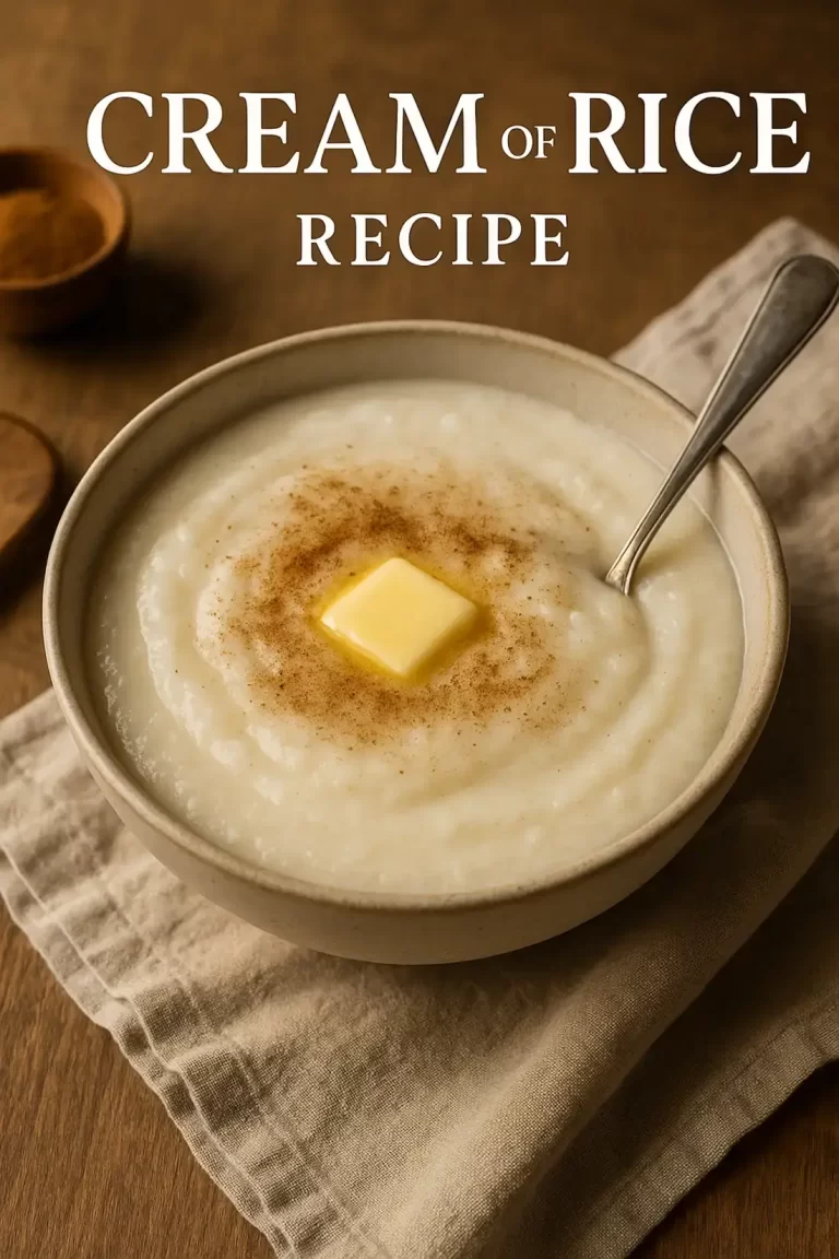 Cream of Rice Recipe