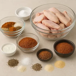 Crispy Dry Rub Baked Chicken Wings