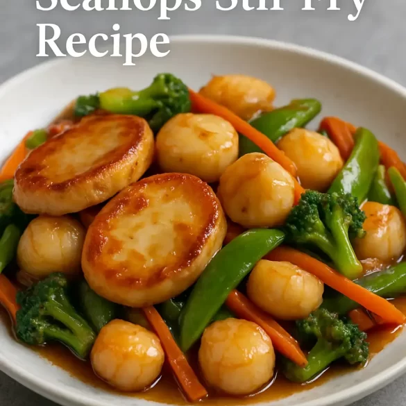 Fishcakes and Scallops Stir Fry Recipe