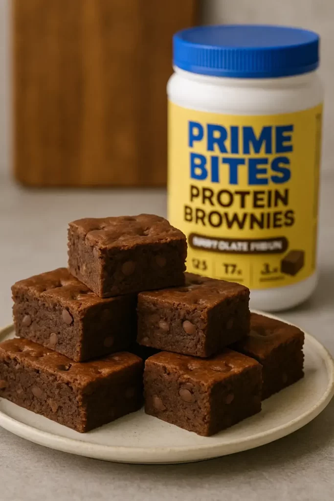 Prime Bites Protein Brownies Recipe