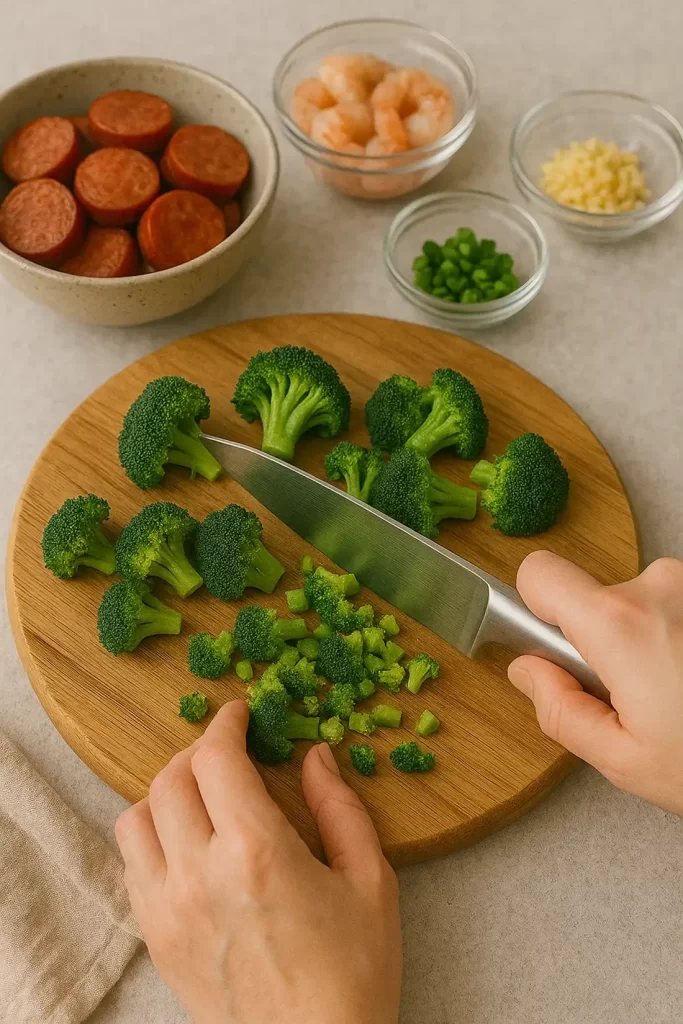 Honey Garlic Shrimp, Sausage, and Broccoli Recipe