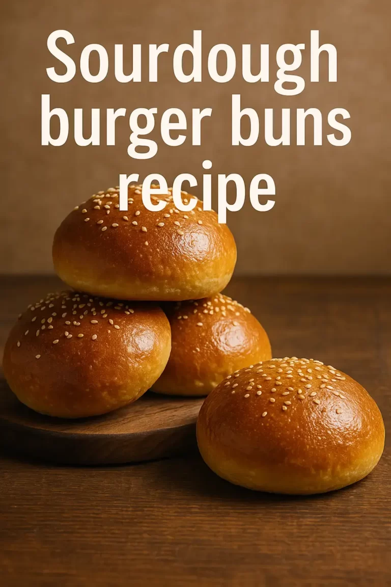 sourdough burger buns recipe