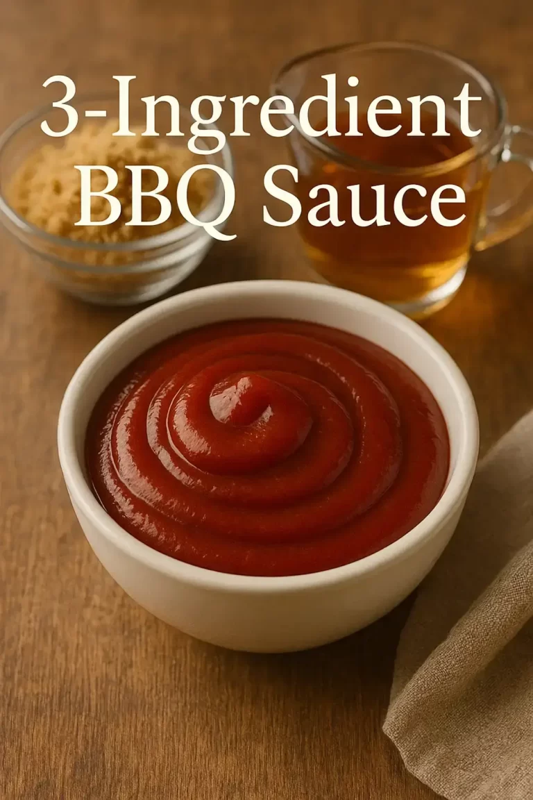 3 Ingredient BBQ Sauce