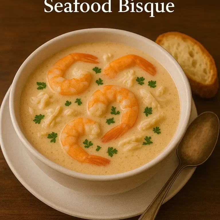 Creamy Crab and Shrimp Seafood Bisque