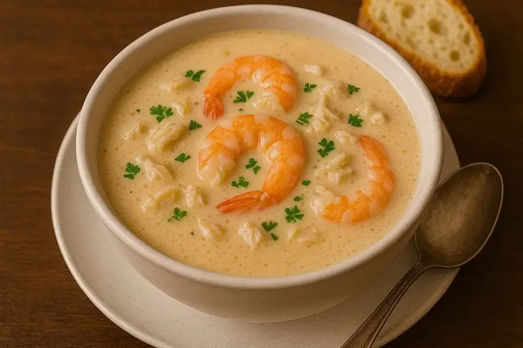 Creamy Crab and Shrimp Seafood Bisque
