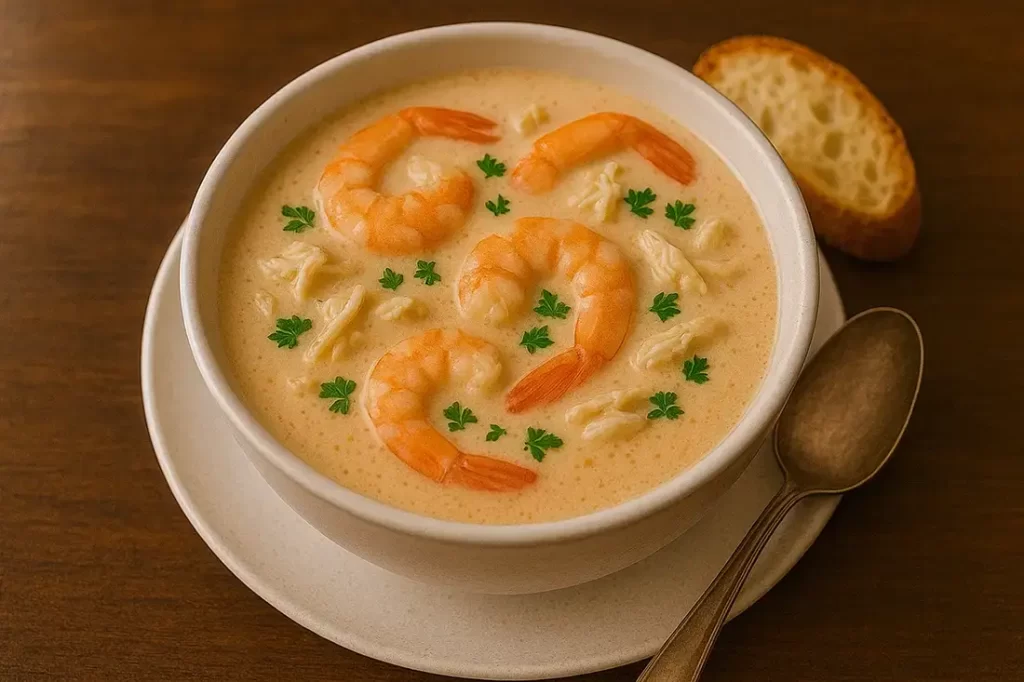 Creamy Crab and Shrimp Seafood Bisque