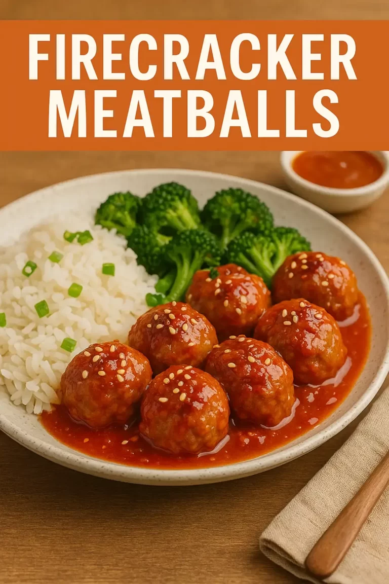 Firecracker Meatballs Recipe