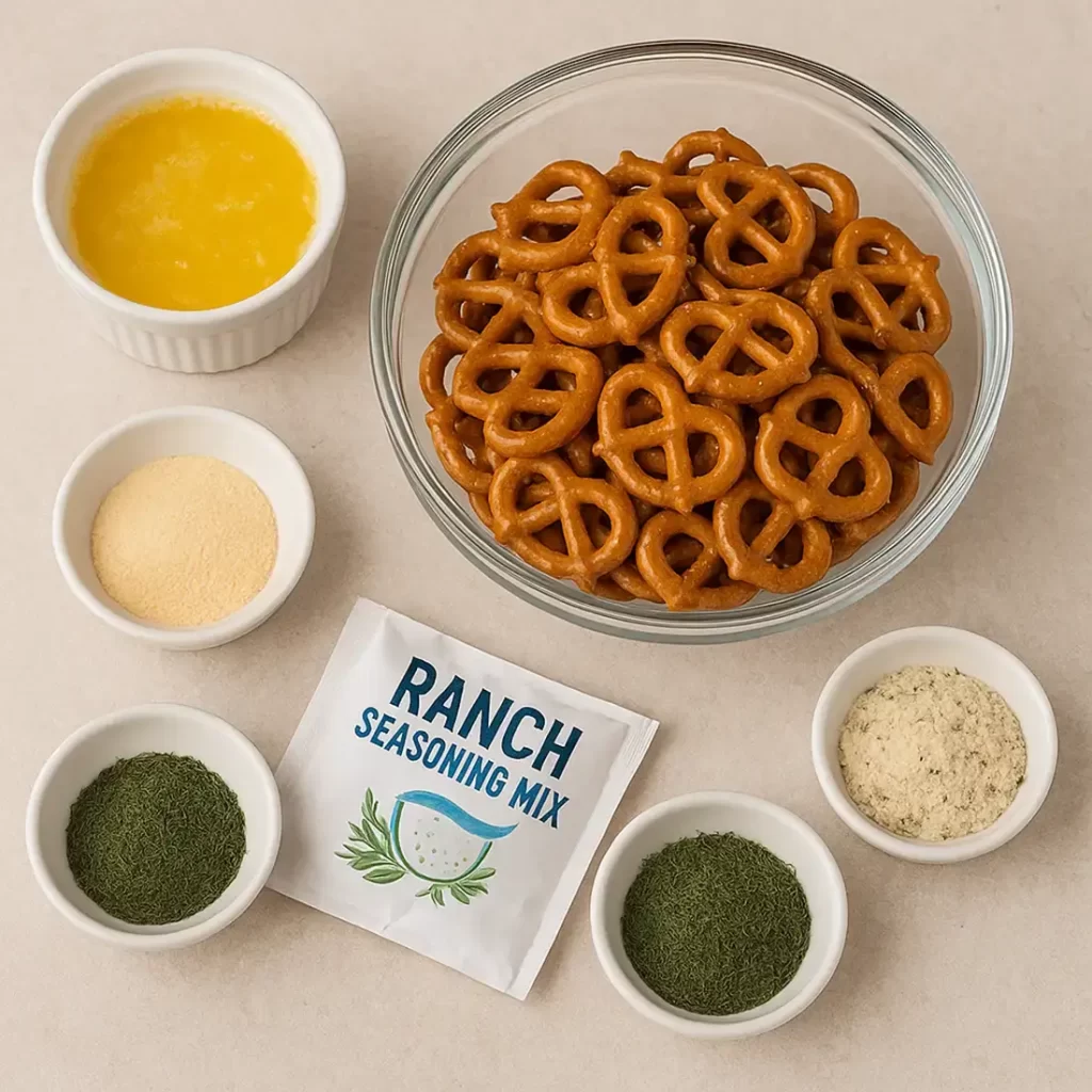 Garlic Ranch Pretzels Recipe