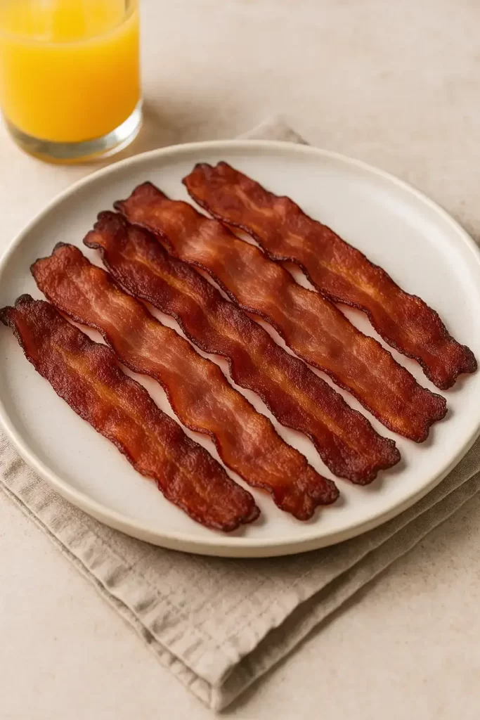 Baked Turkey Bacon in Oven