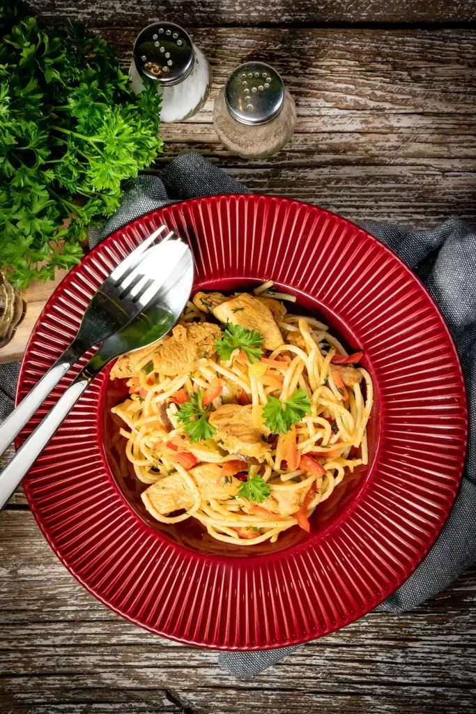 Chicken Spaghetti with Rotel