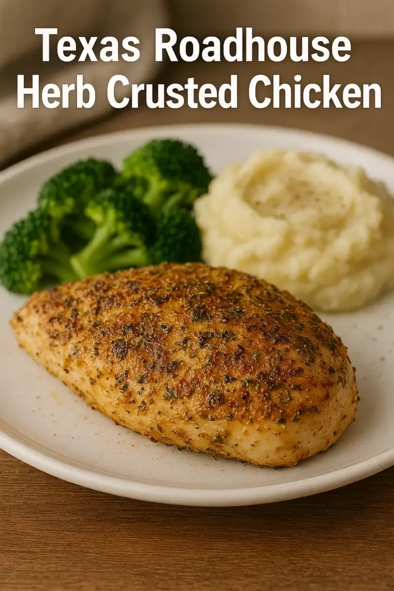 Herb Crusted Chicken Texas