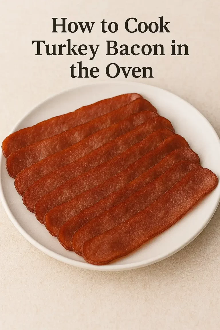 Turkey Bacon in the Oven
