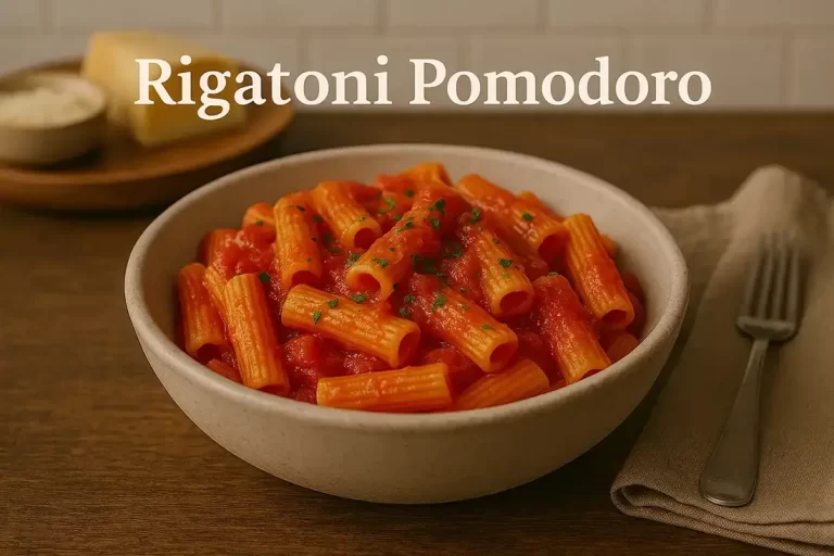 Rigatoni-Pomodoro-12 Rigatoni Pomodoro