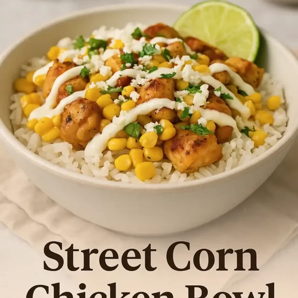 Street Corn Chicken Bowl