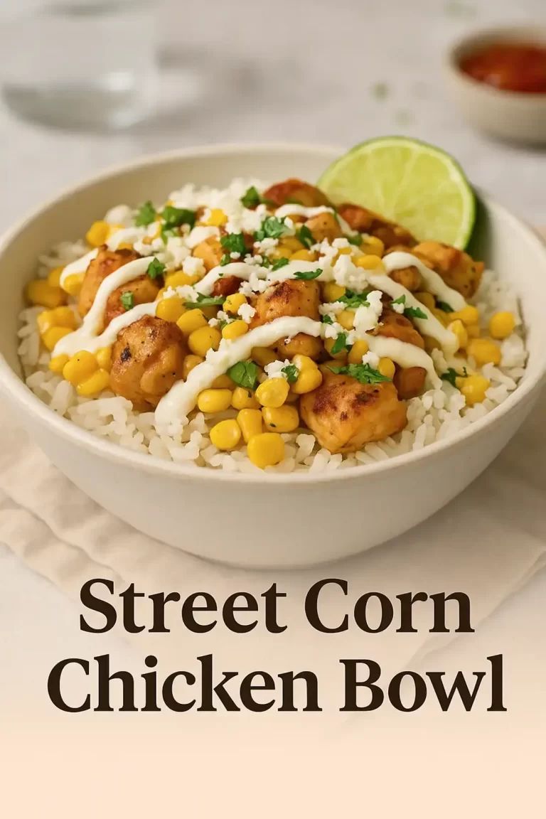 Street Corn Chicken Bowl