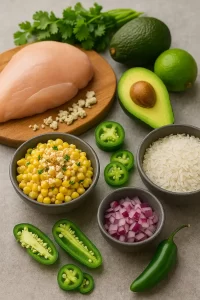 Street Corn Chicken Bowl