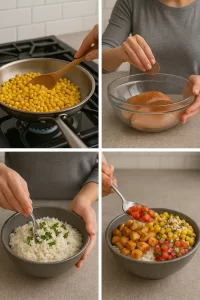 Street Corn Chicken Bowl
