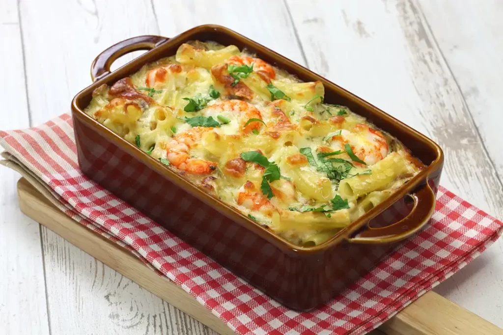 Shrimp Scampi Lasagna