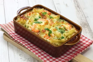 Shrimp Scampi Lasagna