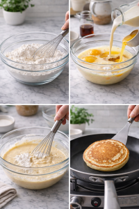 Home Made Pancake Recipe (Fluffy, Easy & Perfect Every Time) 11 pancake