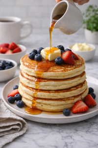 Home Made Pancake Recipe (Fluffy, Easy & Perfect Every Time) 12 pancake